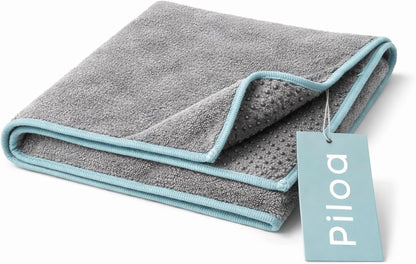 Pilates Towel Non Slip – Microfiber Yoga Mat Towel for Hot Pilates, Reformer & Floor Workouts, Sweat Absorbent, Quick Dry Gym & Workout Towel