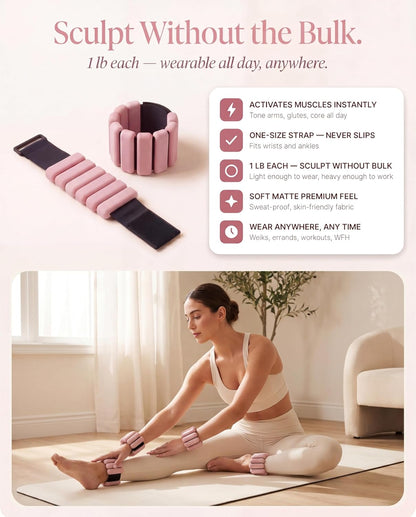 Pilates Equipment Kit for Home Workout, 16 pcs Pilates Kit With Weights for Women, Pilates Ring Set, Pilates Ball Accessories Kit, Grip Socks, Home Pilates Workout Kit, Pilates Set Equipment