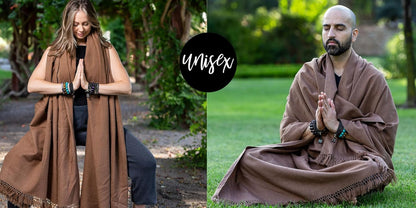 Meditation Shawl or Meditation Blanket, Shawl/Wrap, Oversize Scarf/Stole. Large. Unisex.