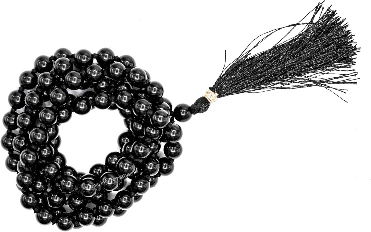 Amazing Gemstone 108 Beads Handmade Mala (Knotted, Rudraksha) - Colors A