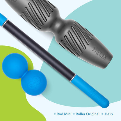 RAD All-in Kit 7-in-1 Foam Roller Set for Whole Body Massage & Myofascial Release with Roller Stick, Yoga Block, Massage Balls Muscle Recovery Tools for Mobility & Flexibility