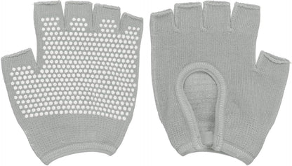Yoga Gloves, Non Slip Fingerless Pilates Gloves Breathable Exercise Workout Mittens