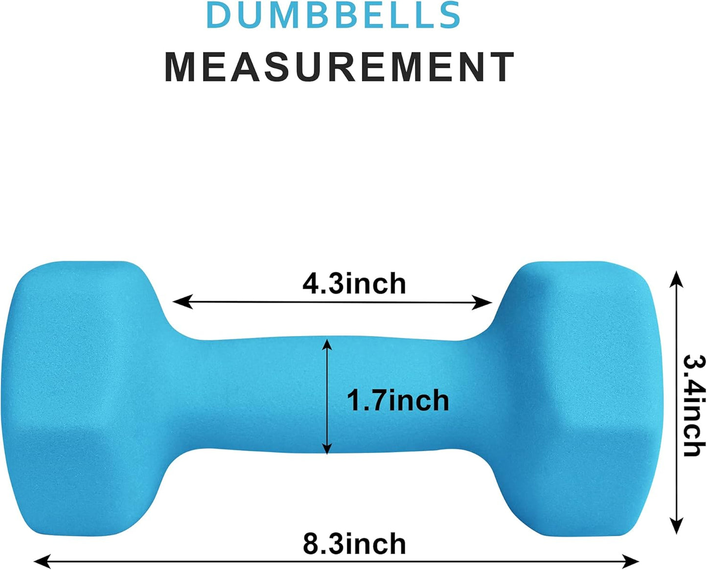 Balelinko Home Gym Equipment Workouts Strength Training Weight Loss Pilates Weights Yoga Sets Weights for Women, Men, Seniors and Youth