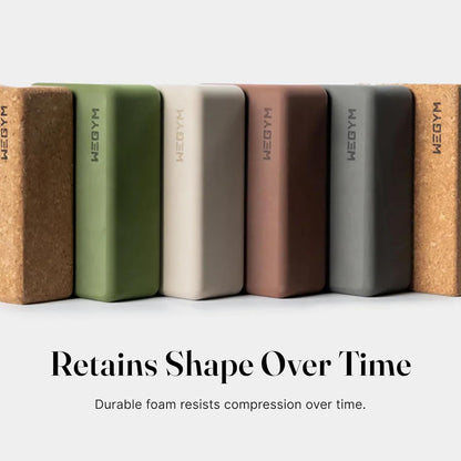 WeGym Yoga blocks with Anti-Slip, Comfortable Grip, Sturdy Sides for Secure Workouts at Home, for Yoga, and Pilate Training