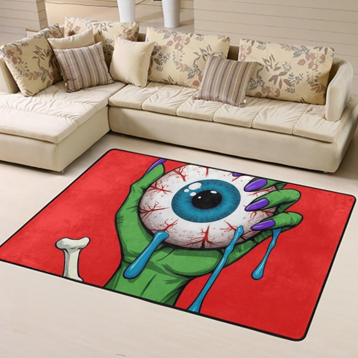 Comfortable Memory Foam Area Rugs with Anti-Skid Rubber Backing, Gold Freemason Freemasonry Masonic Yoga Mat Indoor Entryway Mat for Bedroom Livingroom Sitting Room Home Art
