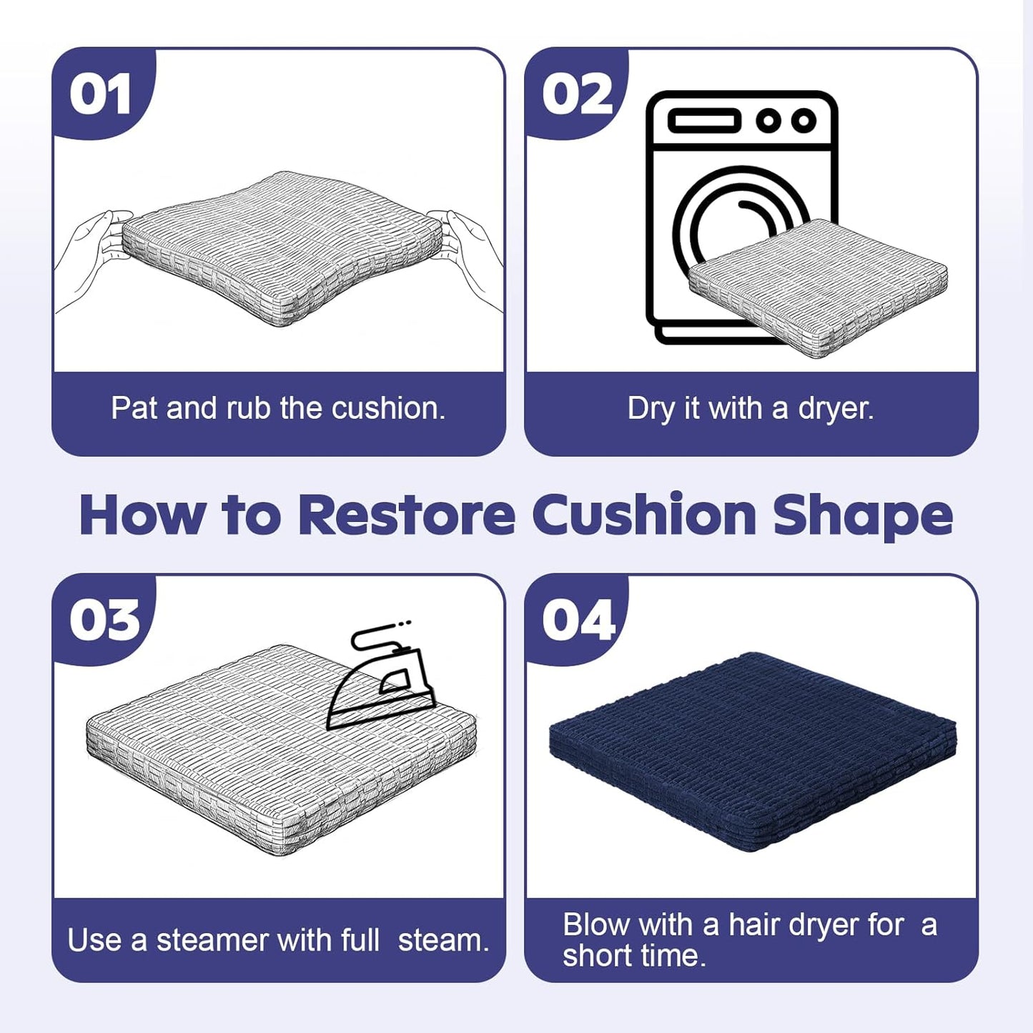 Meditation Cushion Set, Meditation Pillow for Sitting on Floor, Large Yoga Pillow with Knee Support, Washable Zafu Meditation Mat, 3 Shapes Floor Pillow for Adults, Dark Grey