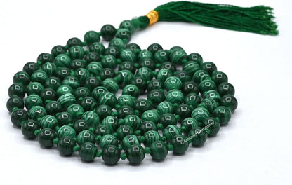 Amazing Gemstone 108 Beads Handmade Mala (Knotted, Rudraksha) - Colors A