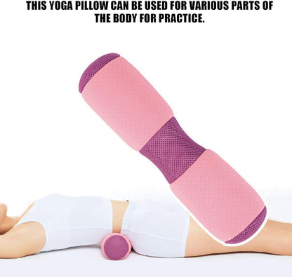 Brrnoo Yoga Bolster, Yoga Waist Pillow, Sturdy Yoga Cushion