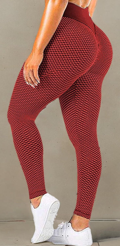 JGS1996 Butt Lifting Leggings for Women Tummy Control Workout Yoga Pants High Waisted Scrunch Booty Gym Tights