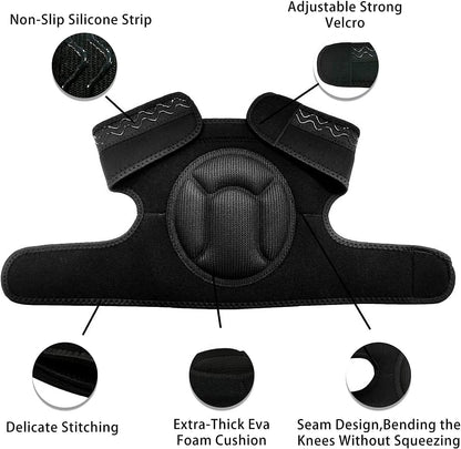 Women Men Knee Pad Suitable for House Working, Floor and Carpet Cleaning, Gardening Maintain, Construction Work, High Elastic Fabric Men Knee Pads Protect Knee Safety