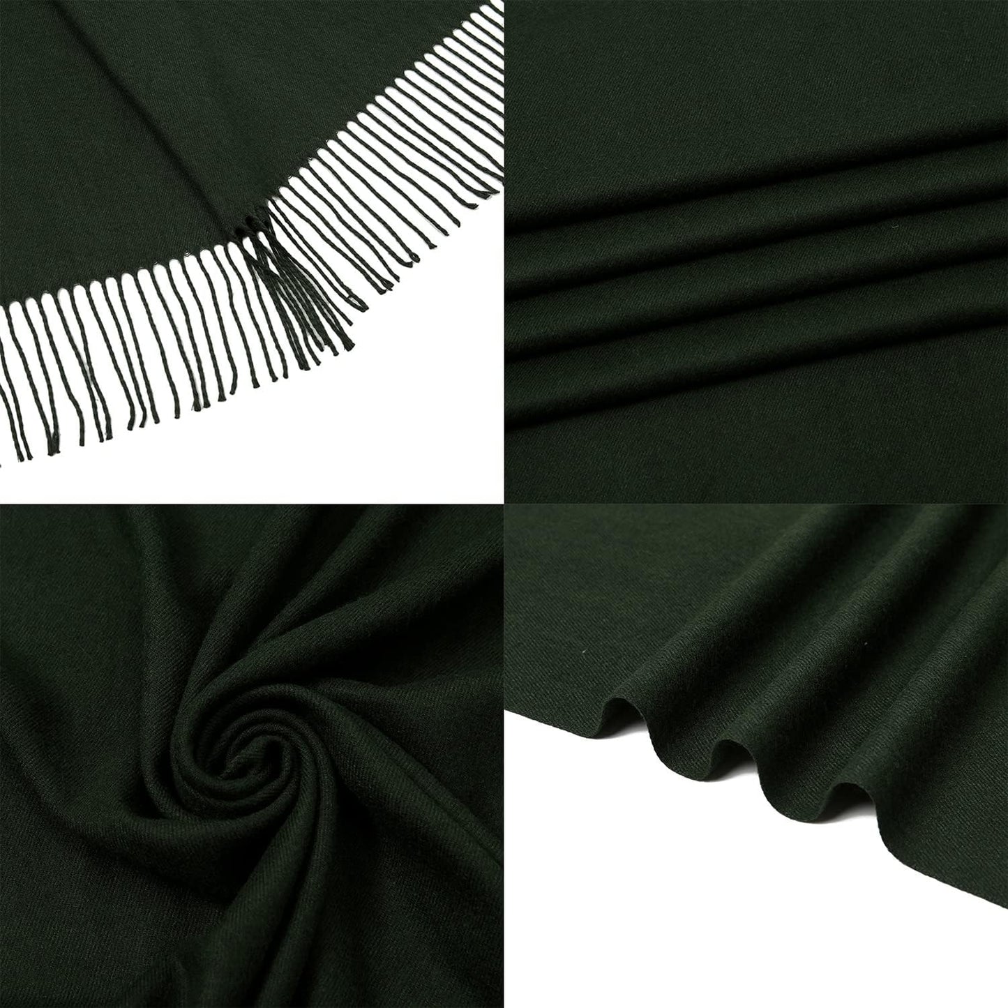 RIIQIICHY Women's Scarf Pashmina Shawls and Wraps for Evening Dress Bridesmaid Wedding Bridal Winter Warm Long Large Scarves