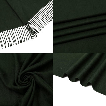 RIIQIICHY Women's Scarf Pashmina Shawls and Wraps for Evening Dress Bridesmaid Wedding Bridal Winter Warm Long Large Scarves