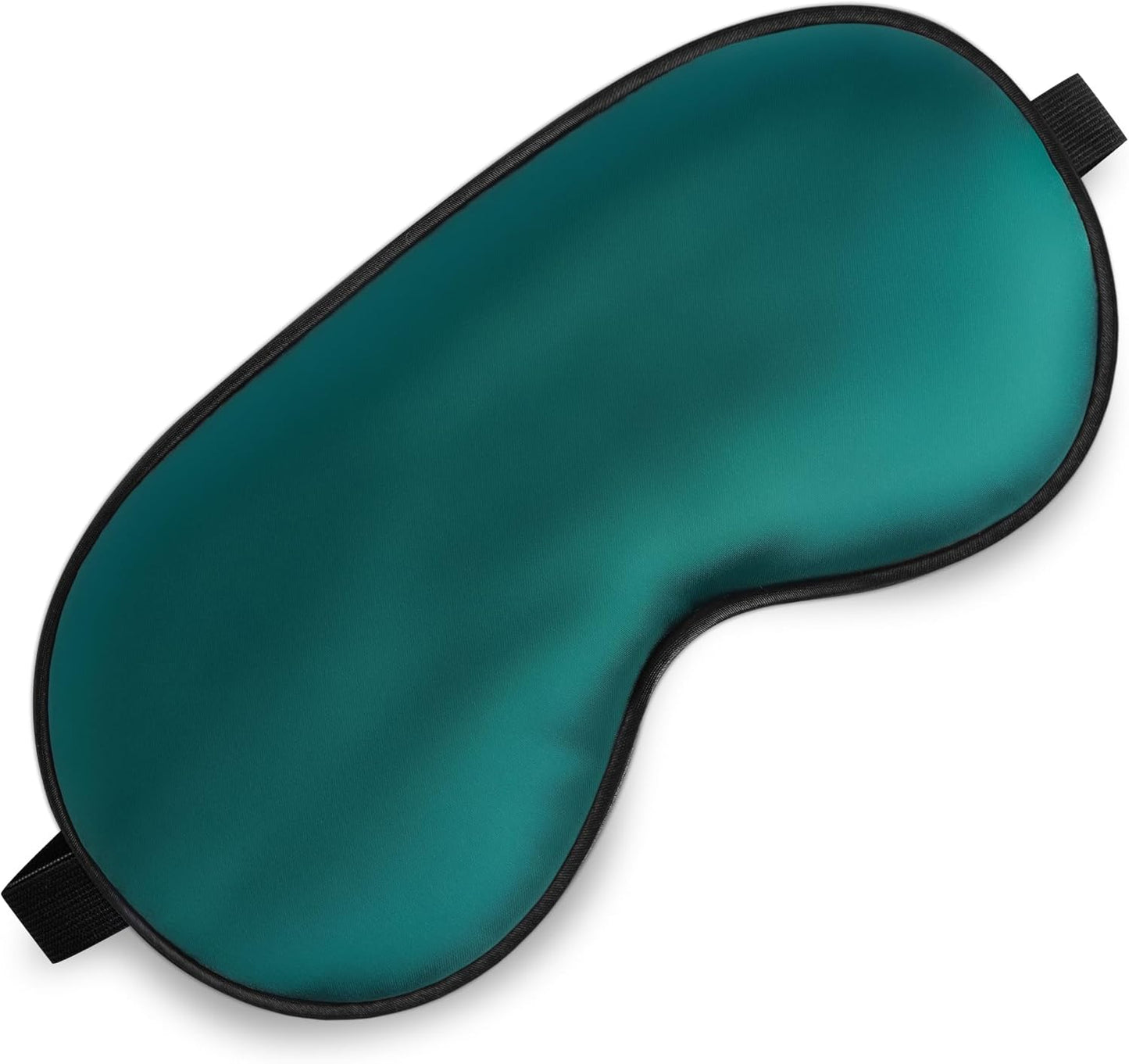 Sleep Mask, Silk Eye Mask for Sleeping with Adjustable Strap, Satin Blackout Sleeping Eye Mask for Men&Women, Comfortable Blindfold Eyeshade for Night Sleep(Black)