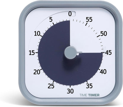 TIME TIMER Home MOD – 60-Minute Visual Timer, Home Edition, Silent Operation, for Homeschool Supplies, Study, Office & Meetings (Fern Green)