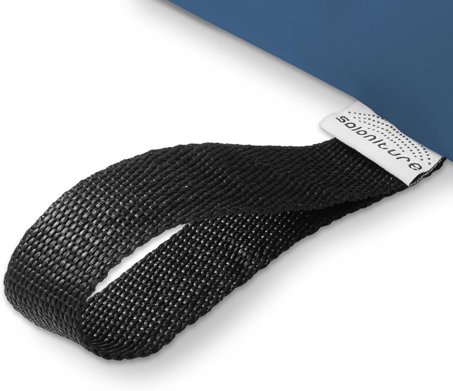 Saloniture Half Round Neck Massage Table Bolster Pillow Pad - 13 x 6 x 3 Inch - Black