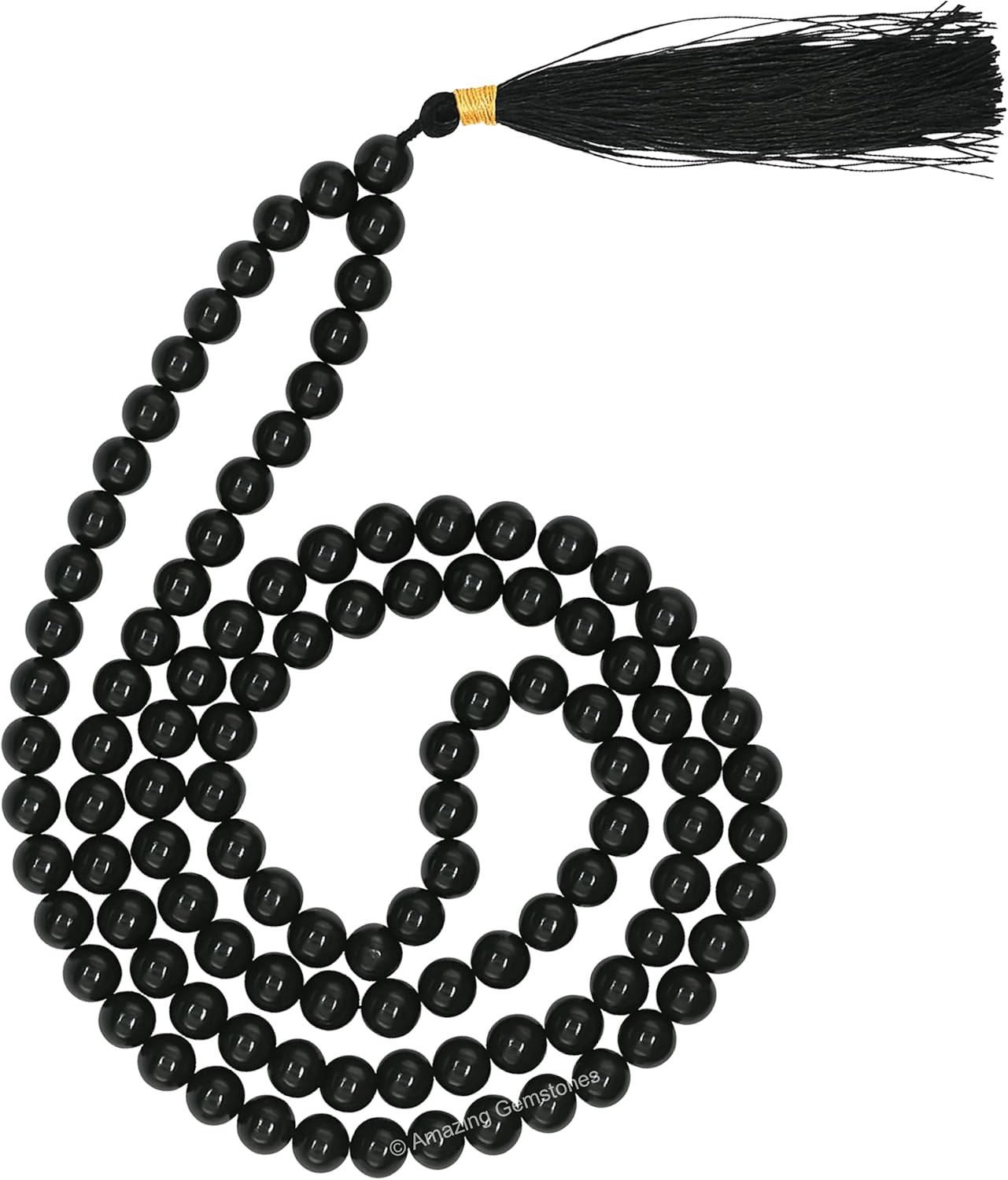 Amazing Gemstone 108 Beads Handmade Mala (Knotted, Rudraksha) - Colors A