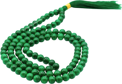Amazing Gemstone 108 Beads Handmade Mala (Knotted, Rudraksha) - Colors A