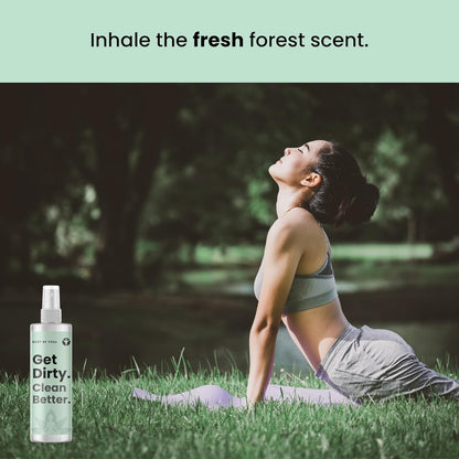 Yoga Mat Cleaner Spray – Spa-Like Scent | Eco-Friendly Formula | Neutralizes Sweat & Odor | Helps Protect Your Mat | 8 oz | Plant-Based, Made in USA | Body By Yoga