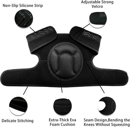 Women Men Knee Pad Suitable for House Working, Floor and Carpet Cleaning, Gardening Maintain, Construction Work, High Elastic Fabric Men Knee Pads Protect Knee Safety