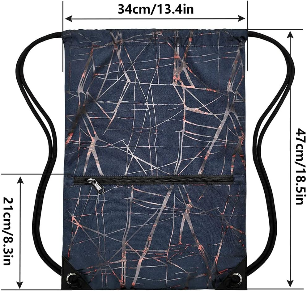 HOLYLUCK Drawstring Backpack Bag Sport Gym Sackpack - Colors A