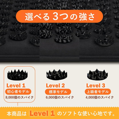 ShaktiMat Acupressure Mat for Relaxation, Massage Muscles, Aid Sleep & Unlock Inner Tension, Similar to Acupuncture, No Needles Required