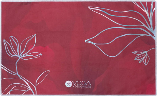 yogadesignlab Hand Towel Microfiber Size 15" x 24" Yoga Towel Yoga Rug Sports Training Towel (Iris)