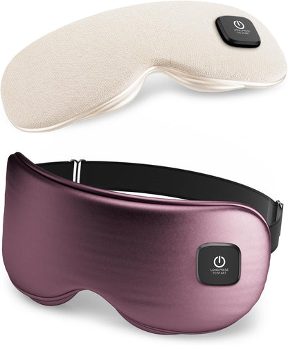 Heated Eye Mask - Cordless Eye Mask for Dry Eyes, FSA-HSA Eligible, Eye Relief, Improved Sleep, Washable Eye Heating pad for Travel and with Replaceable Shell