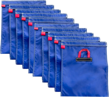Hullaballoo Durable Vinyl Sand Bags, Outdoor Indoor Anchor Safety Product for Inflatable Bounce House, Water Slides, Canopies and Tents, Holds 50 Pound Capacity, 4 Pack