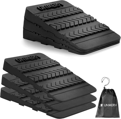 UNMERA Squat Wedge Block 6PCS Adjustable Non-slip Rubber Squat Ramp,squat Wedge For Heel Elevated Squat,Weight Lifting,Calf Stretcher, Deadlift Squat Improve Mobility Balance And Strength Performance