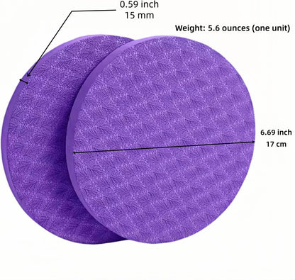 2-piece set yoga knee pads and exercise mats - super thick anti slip support for thick boards, gardening, push ups, knees, Pilates, and floor exercises - knees, elbows, wrists