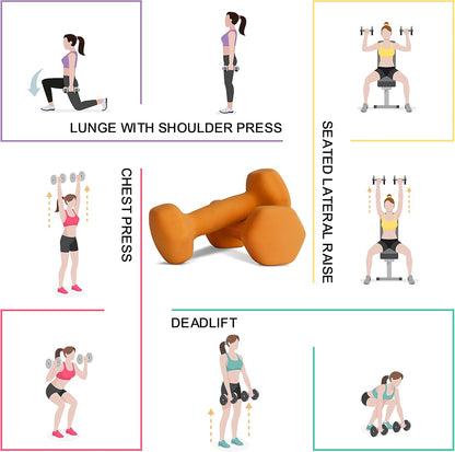 Balelinko Home Gym Equipment Workouts Strength Training Weight Loss Pilates Weights Yoga Sets Weights for Women, Men, Seniors and Youth