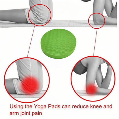 2-piece set yoga knee pads and exercise mats - super thick anti slip support for thick boards, gardening, push ups, knees, Pilates, and floor exercises - knees, elbows, wrists