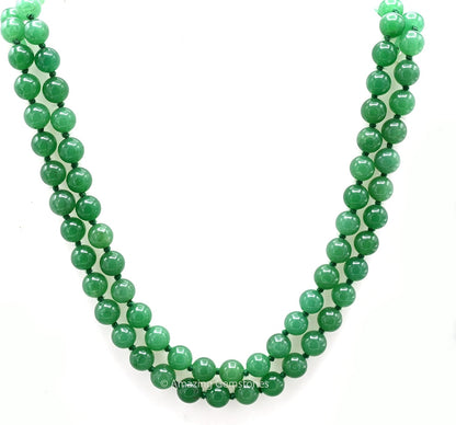 Amazing Gemstone 108 Beads Handmade Mala (Knotted, Rudraksha) - Colors A