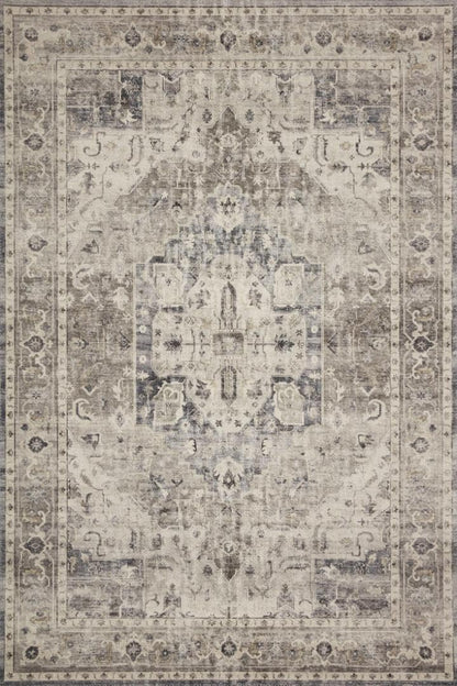 Loloi Hathaway Collection HTH-06 Blush/Multi 2'-6" x 7'-6", .25" Thick, Runner Rug, Soft, Durable, Printed, Modern, Low Pile, Non-Shedding, Easy Clean, Living Room Rug