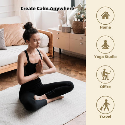 Meditation System,Electronic Tibetan Singing Bowl,Sound Bath Machine for Meditation,Mindfulness,Sound Bath,Chakra Healing, Stress Relief,Sound Therapy,Yoga Practice,Relaxation