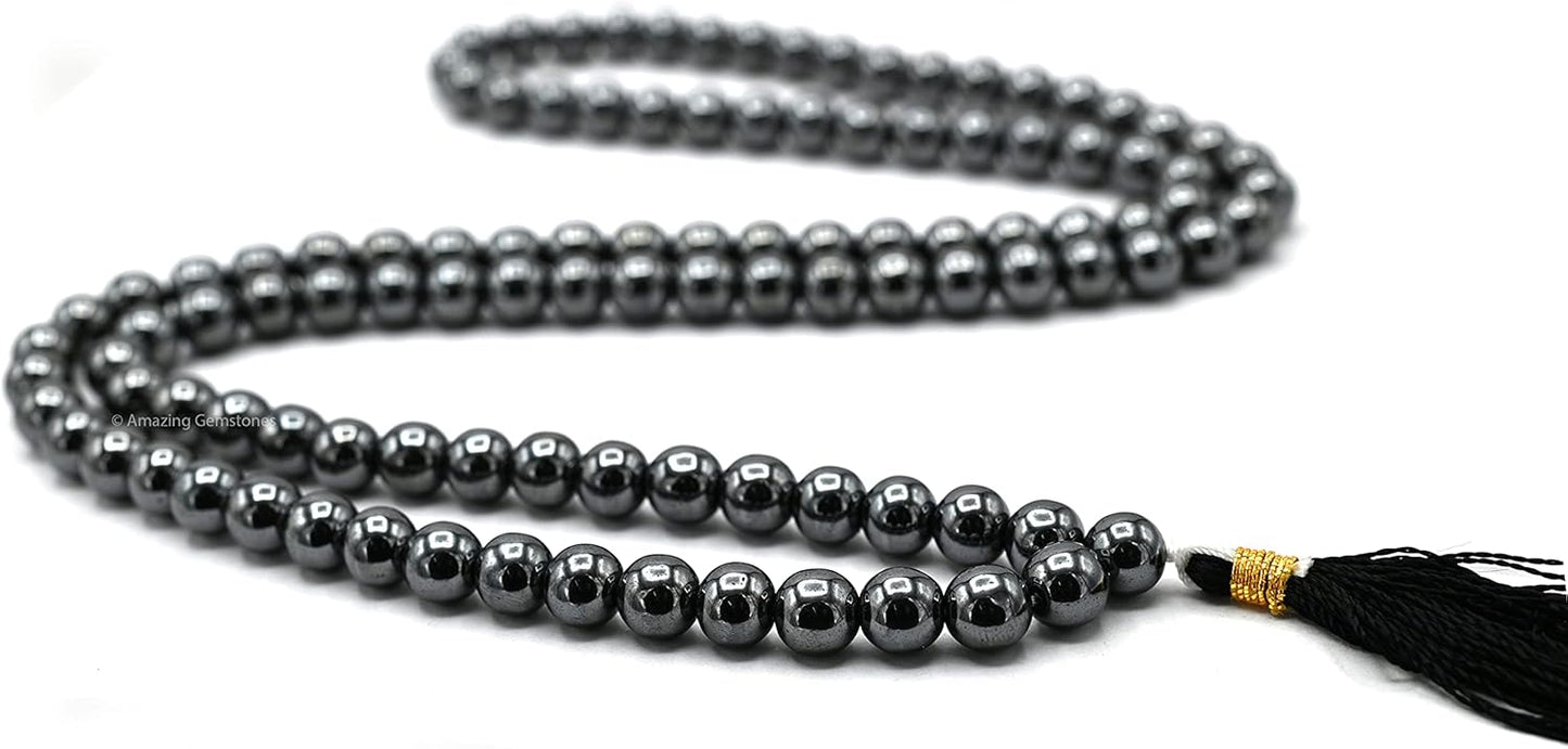 Amazing Gemstone 108 Beads Handmade Mala (Knotted, Rudraksha) - Colors A