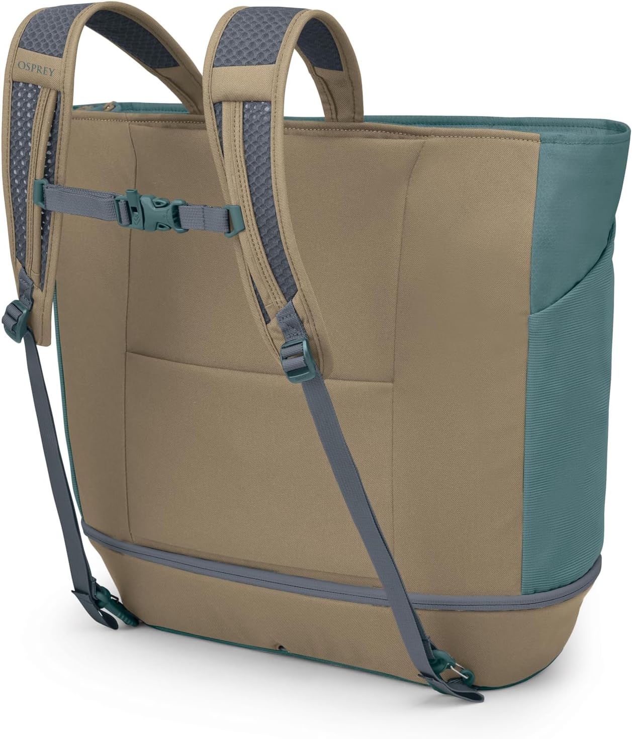 Osprey Daylite Large Tote Weekend Pack - Shoulder or Backpack Carry with Laptop Sleeve & Shoe Compartment, Torrent Blue