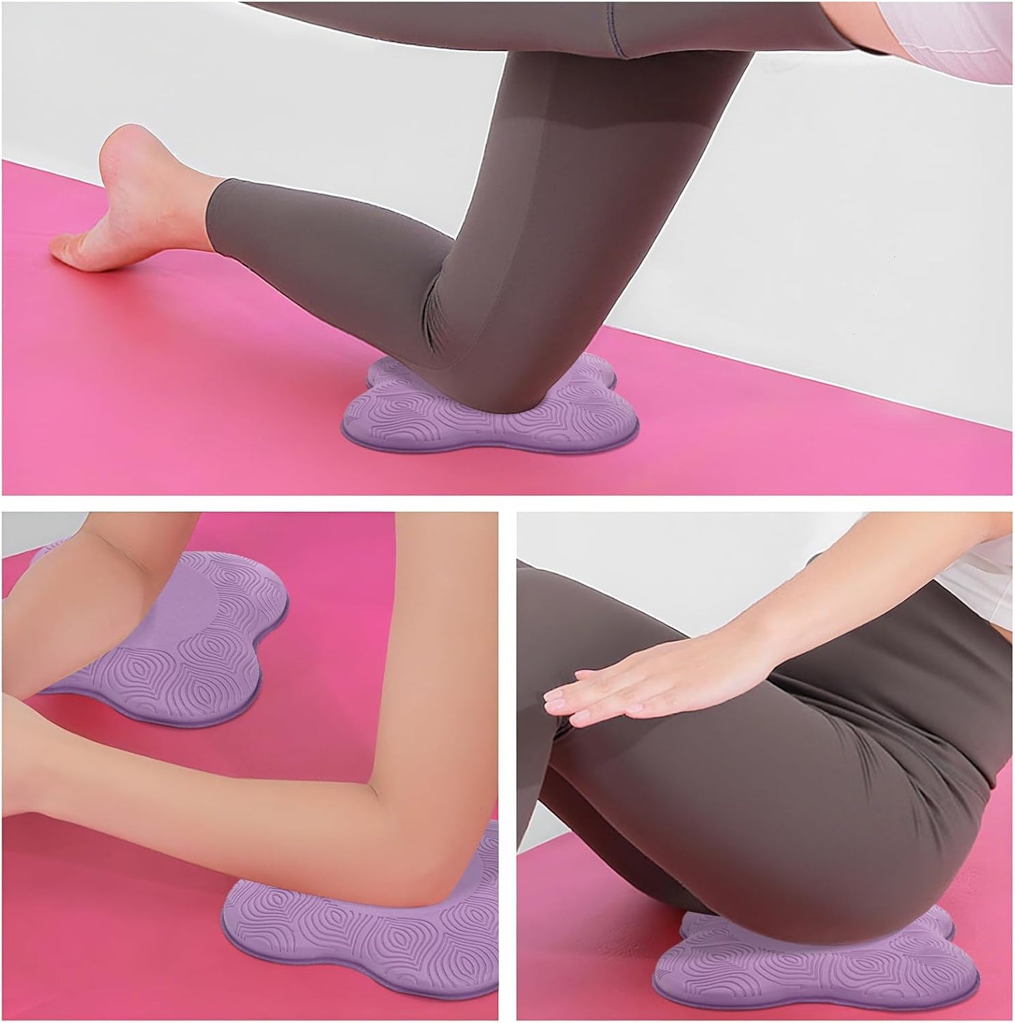 6 Pack Yoga Knee Pads, Pilates Knee Pad Cushion Extra Thick Foam for Knees Elbows Wrists Hands Head, Support Foam Pads for Women and Men