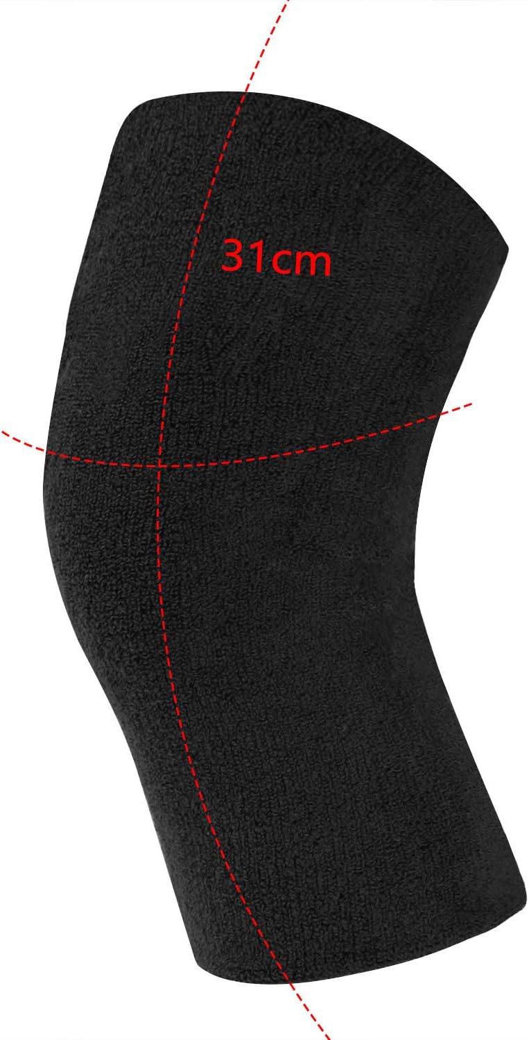 Holiberty Thermal Knee Braces Women Men Elastic Arthritis Knee Compression Sleeve Ski Cycling Leg Warmers Knee Support Pads