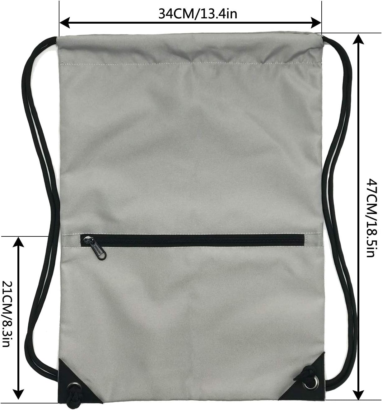 HOLYLUCK Drawstring Backpack Bag Sport Gym Sackpack - Colors B