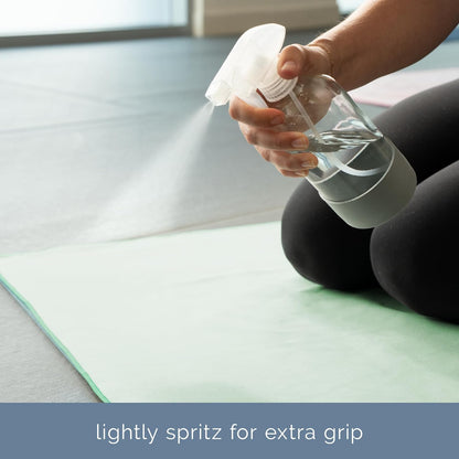S&T INC. Yoga Mat Towel, Quick Dry Towel, Soft and Absorbent for Gym, Pilates, and Hot Yoga Mat, 1 Pack, 26.5 inches x 72 inches, Microfiber, Blue