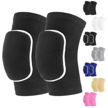 HISFFOG Volleyball Knee Pads for Dancers, Soft Breathable Knee Pads for Men Women Younth Girls Kids Knees Protective, Knee Braces for Volleyball Football Dance Yoga Wrestling Running Cycling