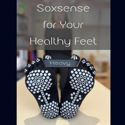 Soxsense Multi-Pack Sports Grip Toe Socks with Cushion, Non-Slip Finger Socks for Pilates, Home Gym, Soccer, basketball
