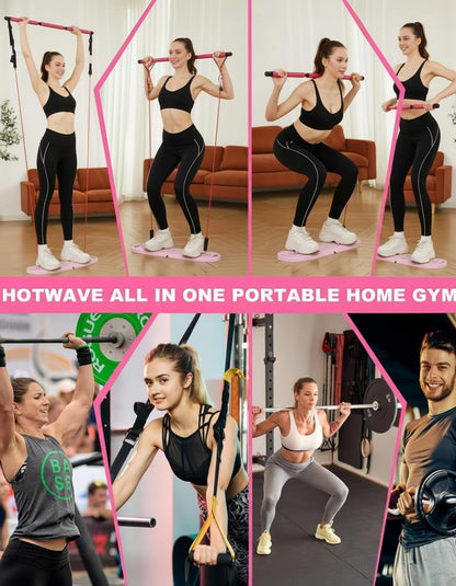 HOTWAVE Push Up Board Fitness, Portable Foldable 20 in 1 Push Up Bar at Home Gym, Pushup Handles for Floor. Professional Strength Training Equipment For Man and Women