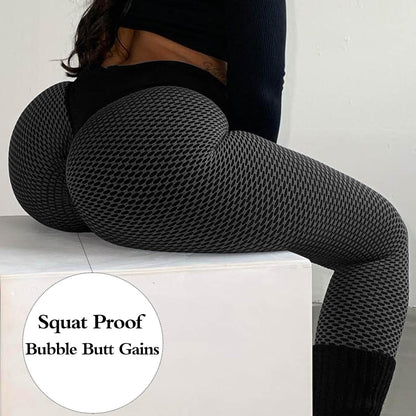 JGS1996 Butt Lifting Leggings for Women Tummy Control Workout Yoga Pants High Waisted Scrunch Booty Gym Tights