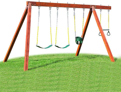 SELEWARE Heavy Duty 180° Swing Hangers, Stainless Steel Eye Screw Bracket, 1800 LB Capacity Playground Yoga Hammock Rope Tire Web Chair Sandbag Punching Bag Porch Swing Sets (6 Pack)