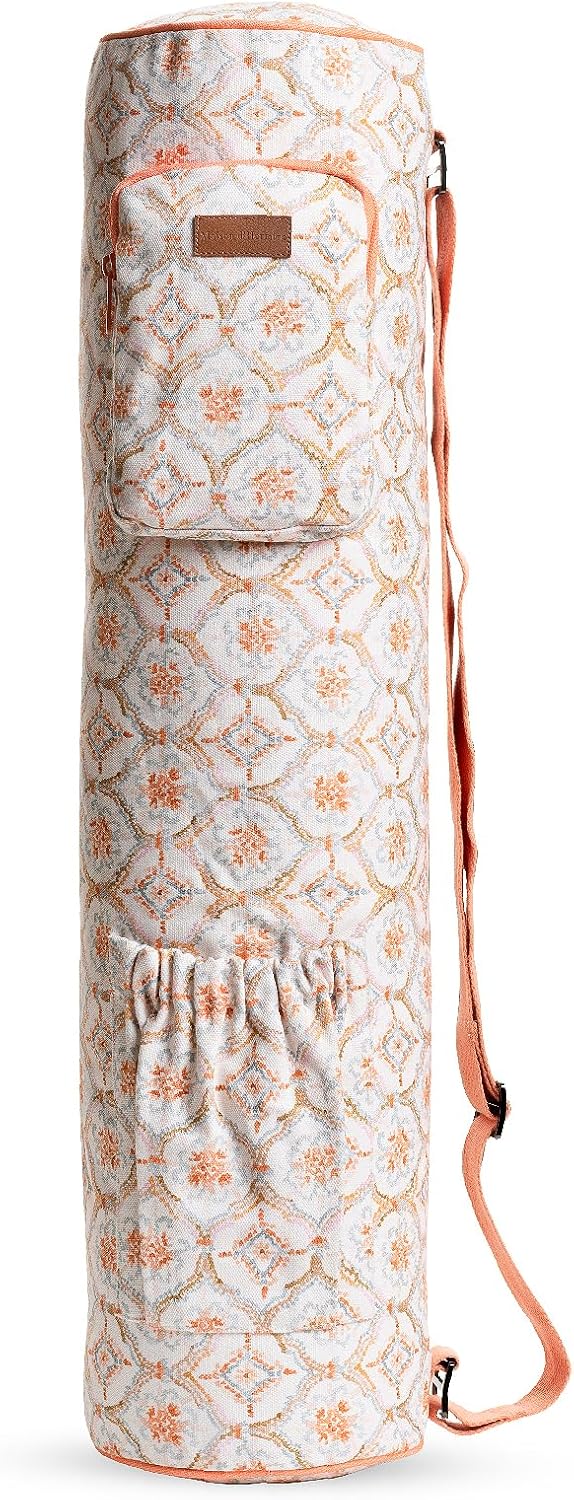Maison d' Hermine Yoga Mat bag, Cylindrical bag for Woman&Men, yoga mat Bag &Adjustable shoulder straps Yoga Mat Carrier Bag with Drawstring Water Bottle Pocket and zipper pocket Easter Gifts