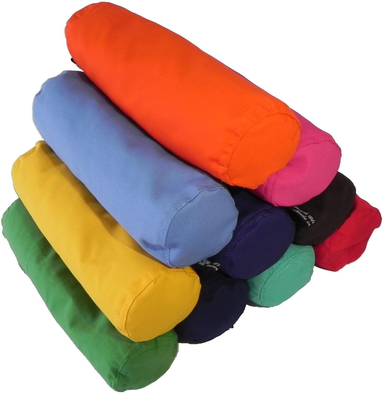 Yoga Neck Bolster/Cushion Ergonomic Restorative Pillow Buckwheat Hull Filling