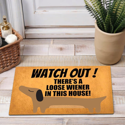 MELODADDY Funny Welcome Doormat Front Door Decor Rugs with Rubber Back 30"(L) x 18"(W) Personalized Matt Outside Entrance (Leave Your Worries At the Door Yoga Meditation Namaste)