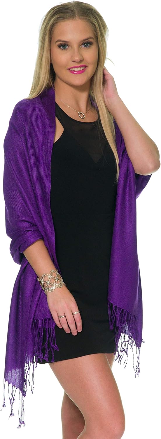 Pashmina Shawls and Wraps for Evening Dresses, Large Soft Pashminas Wedding Shawl
